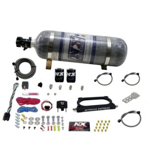 Ford Mustang Nitrous Plate Kit - Nitrous Express - Composite Bottle + Billet Nitrous Plate - `07-`14